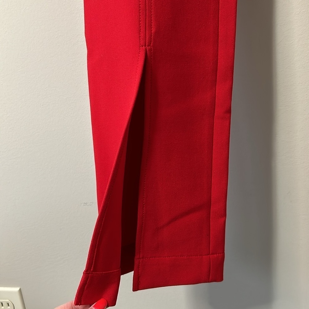 Alc Red Conway Trouser Double Split Bootcut Flair… - image 6